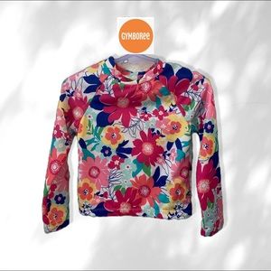 Gymboree Floral Rash Guard